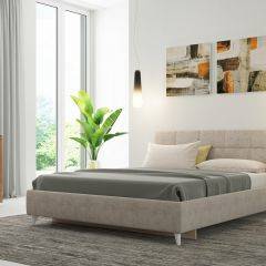 Кровать интерьерная Светлана 2 (Paris 01) в Советском - sovetskiy.mebel24.online | фото