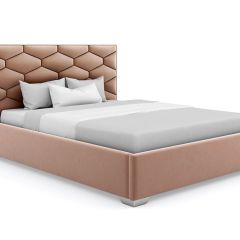 Кровать Коралл интерьерная +основание (140х200) в Советском - sovetskiy.mebel24.online | фото