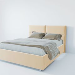 Кровать Корсика с ПМ 800 (экокожа бежевая) в Советском - sovetskiy.mebel24.online | фото 2