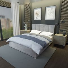 Кровать Мерида с ортопедической решеткой (1800) в Советском - sovetskiy.mebel24.online | фото