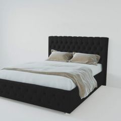 Кровать Версаль 1200 без основания (экокожа кольт Ч) в Советском - sovetskiy.mebel24.online | фото