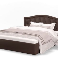 Кровать Стелла 1200 + Основание (Лесмо brown) коричневый в Советском - sovetskiy.mebel24.online | фото