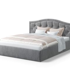 Кровать Стелла 1600*2000 NEO 25 (серый) в Советском - sovetskiy.mebel24.online | фото