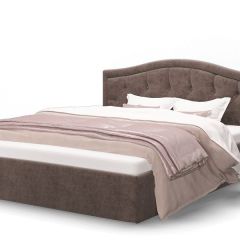 Кровать Стелла 1600*2000 Rock 05 (коричневый) в Советском - sovetskiy.mebel24.online | фото