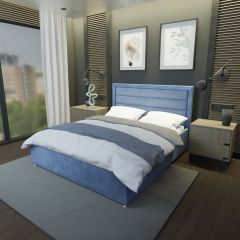 Кровать Тиана с ортопедической решеткой (1600) в Советском - sovetskiy.mebel24.online | фото
