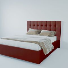 Кровать Венеция с ПМ 1600 (велюр бордо) в Советском - sovetskiy.mebel24.online | фото 2