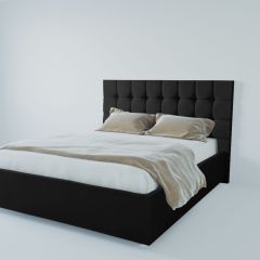 Кровать Венеция с ПМ 800 (экокожа кольт ч) в Советском - sovetskiy.mebel24.online | фото 2