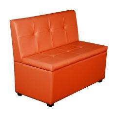Кухонный диван Уют-1 (1000) Оранжевый в Советском - sovetskiy.mebel24.online | фото 1