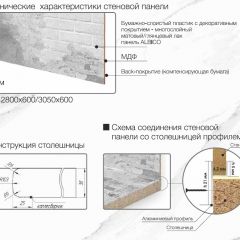 Кухонный фартук со столешницей (А-01) в едином стиле (3050 мм) в Советском - sovetskiy.mebel24.online | фото 7