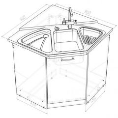 Кухонный гарнитур Лариса оптима 2 1500х1300 мм в Советском - sovetskiy.mebel24.online | фото 15