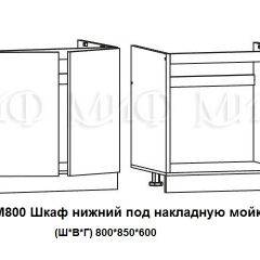 ЛИЗА-2 Кухонный гарнитур 1,6 Белый глянец холодный в Советском - sovetskiy.mebel24.online | фото 6