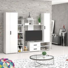 Шкаф Торонто (Белый текстурный) в Советском - sovetskiy.mebel24.online | фото 2