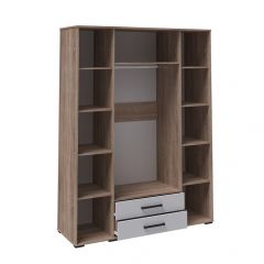 Модульная Спальня Соната (Белый/Дуб Крафт Золотой) в Советском - sovetskiy.mebel24.online | фото 8