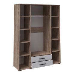 Модульная Спальня Соната (Белый/Дуб сонома) в Советском - sovetskiy.mebel24.online | фото 6