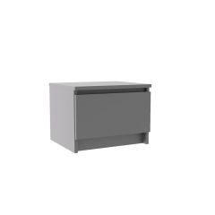 МОРИ ТПМ 400.1 Тумба прикроватная (графит) в Советском - sovetskiy.mebel24.online | фото 2