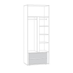 Муссон спальня (модульная) в Советском - sovetskiy.mebel24.online | фото 10