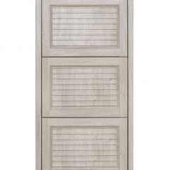 Обувница Комфорт Ф 001 Фасад 3D Жалюзи (3 секции) в Советском - sovetskiy.mebel24.online | фото 2