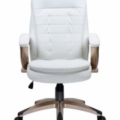 Офисное кресло для руководителей DOBRIN DONALD LMR-106B белый в Советском - sovetskiy.mebel24.online | фото 1