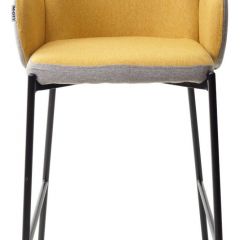 Полубарный стул NYX (H=65cm) VF106 желтый / VF120 серый М-City в Советском - sovetskiy.mebel24.online | фото 5