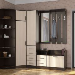 Прихожая ДИАНА-4 сек №29 (Венге/Дуб молочный) в Советском - sovetskiy.mebel24.online | фото 3