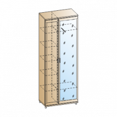 Прихожая Мелисса композиция 1 (Акация Молдау) в Советском - sovetskiy.mebel24.online | фото 2