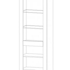 РЕГИНА Пенал со стеклом (анкор) в Советском - sovetskiy.mebel24.online | фото 2