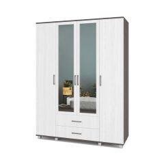 ЕВА Шкаф 4-х дверный Е43 в Советском - sovetskiy.mebel24.online | фото 1