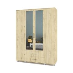 ЕВА Шкаф 4-х дверный Е43 в Советском - sovetskiy.mebel24.online | фото 5