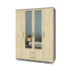 ЕВА Шкаф 4-х дверный Е43 в Советском - sovetskiy.mebel24.online | фото 7
