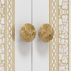 Шкаф 4-х дверный с зеркалами (12.244) Грация (белый/золото) в Советском - sovetskiy.mebel24.online | фото 2
