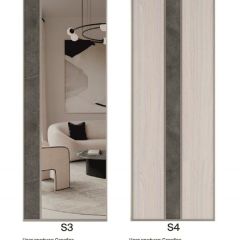 Шкаф-купе 1950 серии SILVER S6+S1+S6Z B22+PL1 (по 2 ящика лев/прав+1 штанга) профиль «Серебро» в Советском - sovetskiy.mebel24.online | фото 11