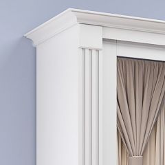 Шкаф-купе 2450 серии NEW CLASSIC K1+K1+K1+B22+PL4 (по 2 ящика лев/прав+F обр.штанга) профиль «Капучино» в Советском - sovetskiy.mebel24.online | фото 4