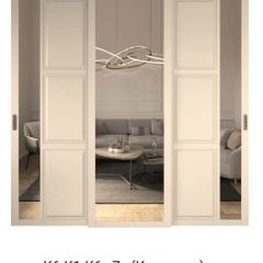 Шкаф-купе 2450 серии NEW CLASSIC K1+K1+K1+B22+PL4 (по 2 ящика лев/прав+F обр.штанга) профиль «Капучино» в Советском - sovetskiy.mebel24.online | фото 15
