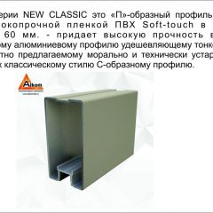 Шкаф-купе 2450 серии NEW CLASSIC K6Z+K1+K6+B22+PL2 (по 2 ящика лев/прав+1 штанга+1 полка) профиль «Капучино» в Советском - sovetskiy.mebel24.online | фото 17
