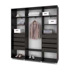 МАРТИН Шкаф-купе с зеркалом Венге (2200*450) М422 в Советском - sovetskiy.mebel24.online | фото 4