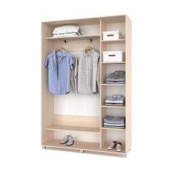 РОЛАНД Шкаф-купе Млечный дуб (450*1500) Р451 в Советском - sovetskiy.mebel24.online | фото 3