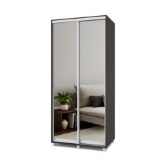 РОЛАНД Шкаф-купе с зеркалами Венге (600*1000) Р603 в Советском - sovetskiy.mebel24.online | фото
