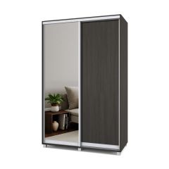 РОЛАНД Шкаф-купе с зеркалом Венге (450*1400) Р442 в Советском - sovetskiy.mebel24.online | фото 2