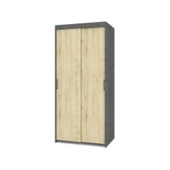 ТОМАС Шкаф-купе Камень темный - Ирландский дуб Т21 в Советском - sovetskiy.mebel24.online | фото