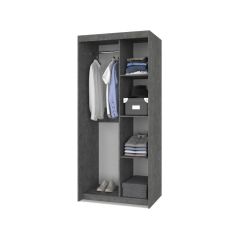 ТОМАС Шкаф-купе Камень темный - Ирландский дуб Т21 в Советском - sovetskiy.mebel24.online | фото 2