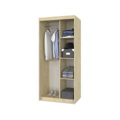 ТОМАС Шкаф-купе с зеркалом Ирландский дуб Т22 в Советском - sovetskiy.mebel24.online | фото 2