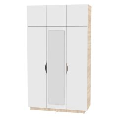 Шкаф с зеркалом "Аврора (H21_M)" в Советском - sovetskiy.mebel24.online | фото
