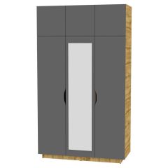 Шкаф с зеркалом "Аврора (H21_M)" в Советском - sovetskiy.mebel24.online | фото 19