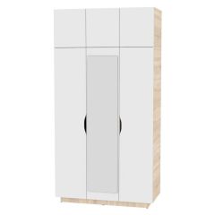 Шкаф с зеркалом "Аврора (H23_M)" в Советском - sovetskiy.mebel24.online | фото