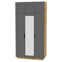 Шкаф с зеркалом "Аврора (H23_M)" в Советском - sovetskiy.mebel24.online | фото 19