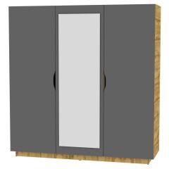 Шкаф с зеркалом "Аврора (H30_M)" в Советском - sovetskiy.mebel24.online | фото 19