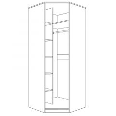 Шкаф угловой (корпус) Парма Нео в Советском - sovetskiy.mebel24.online | фото 2