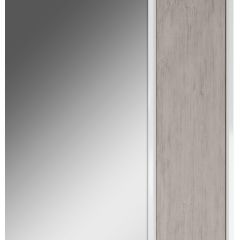Шкаф-зеркало Uno 60 Дуб серый левый/правый Домино (DU1503HZ) в Советском - sovetskiy.mebel24.online | фото 5