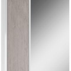 Шкаф-зеркало Uno 60 Дуб серый левый/правый Домино (DU1503HZ) в Советском - sovetskiy.mebel24.online | фото 2