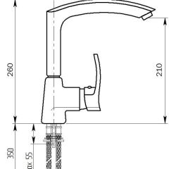 Смеситель MS-002 в Советском - sovetskiy.mebel24.online | фото 3